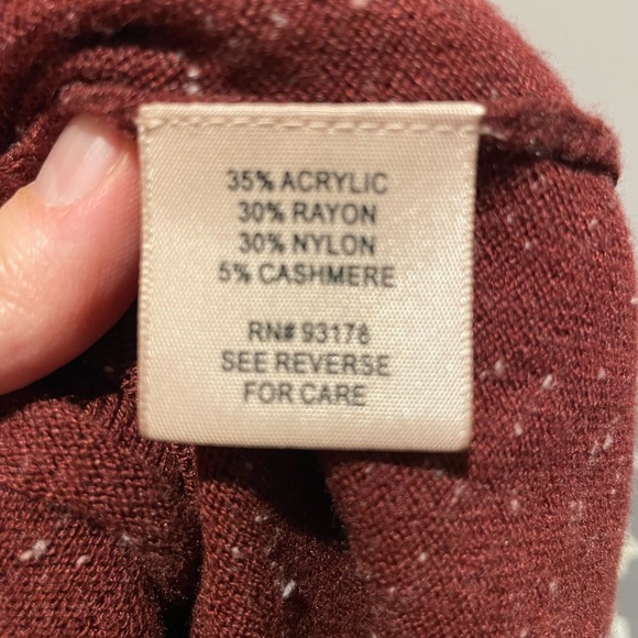 Philosophy Cashmere Blend Cold Shoulder Sweater Dress - Picture 3 of 6